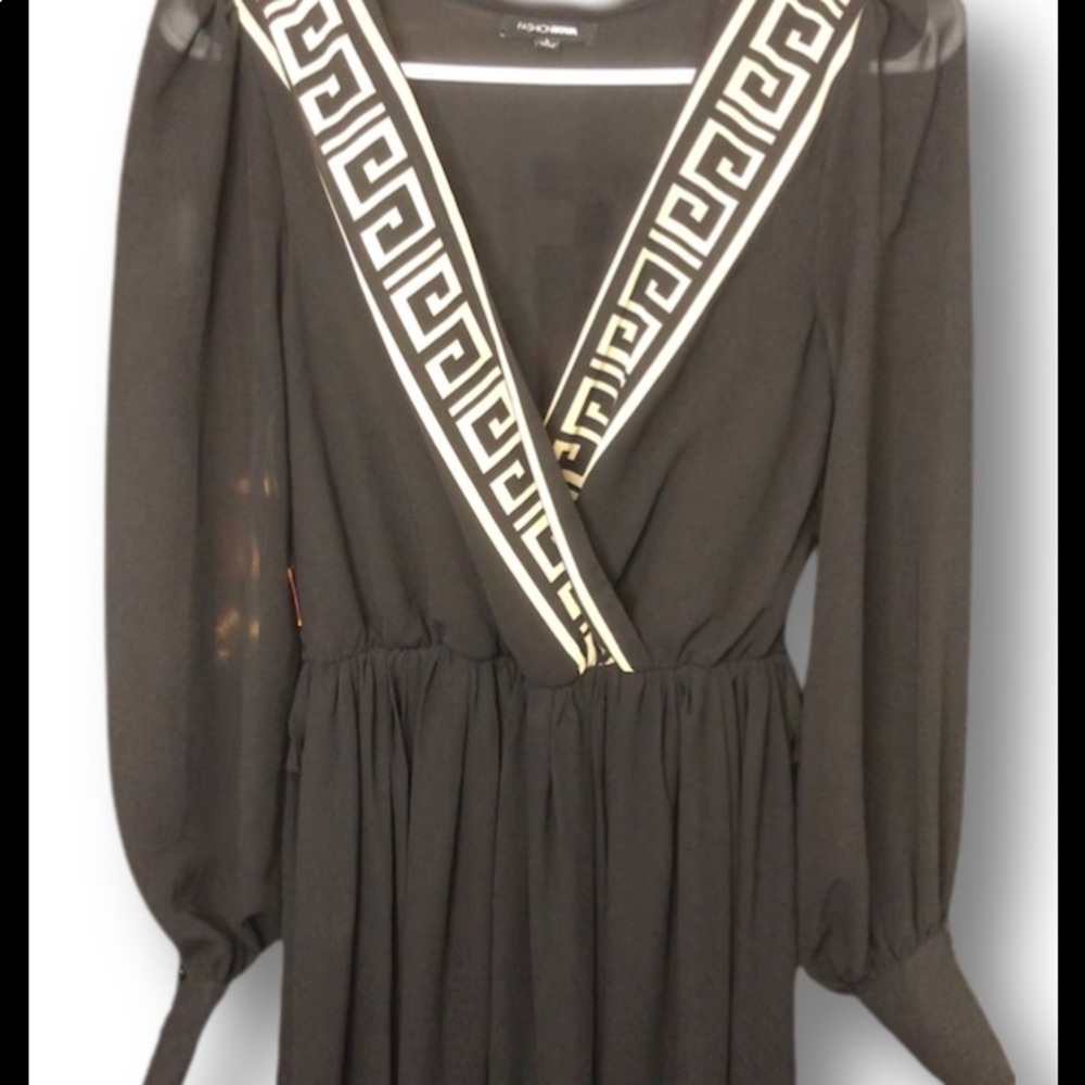 Fashion Nova Sheer Maxi Dress